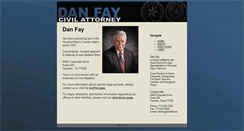 Desktop Screenshot of danfaylaw.com