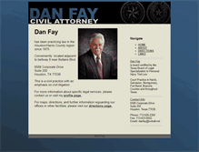 Tablet Screenshot of danfaylaw.com